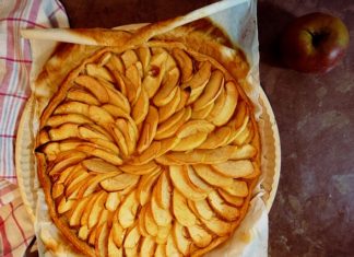 tarte aux pommes huile cannelle